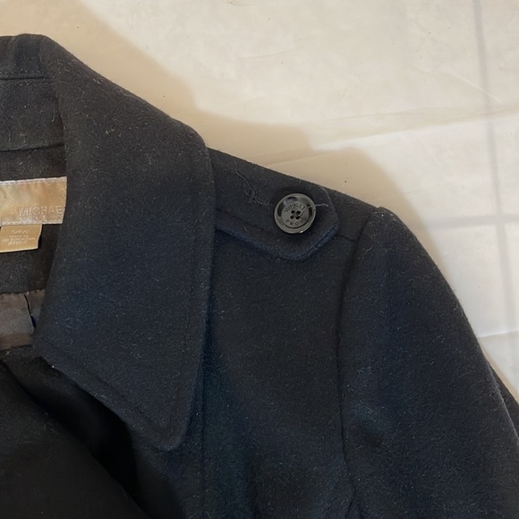 Michael Kors women’s black pea coat size S - Picture 8 of 14